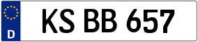Truck License Plate